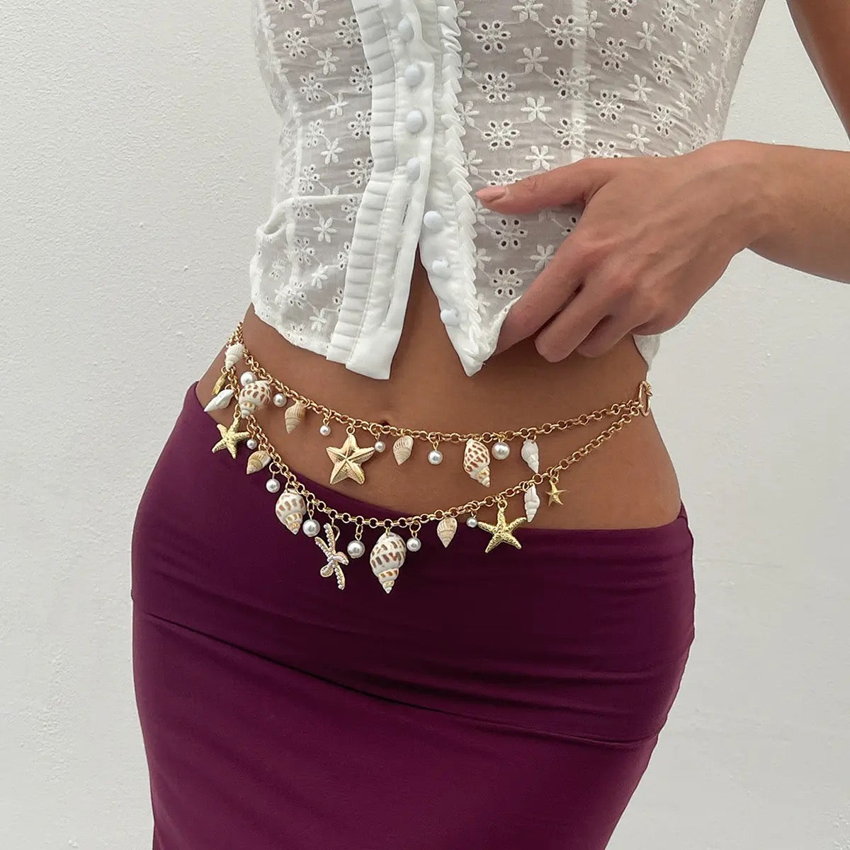 Seashell Waist Jewelry