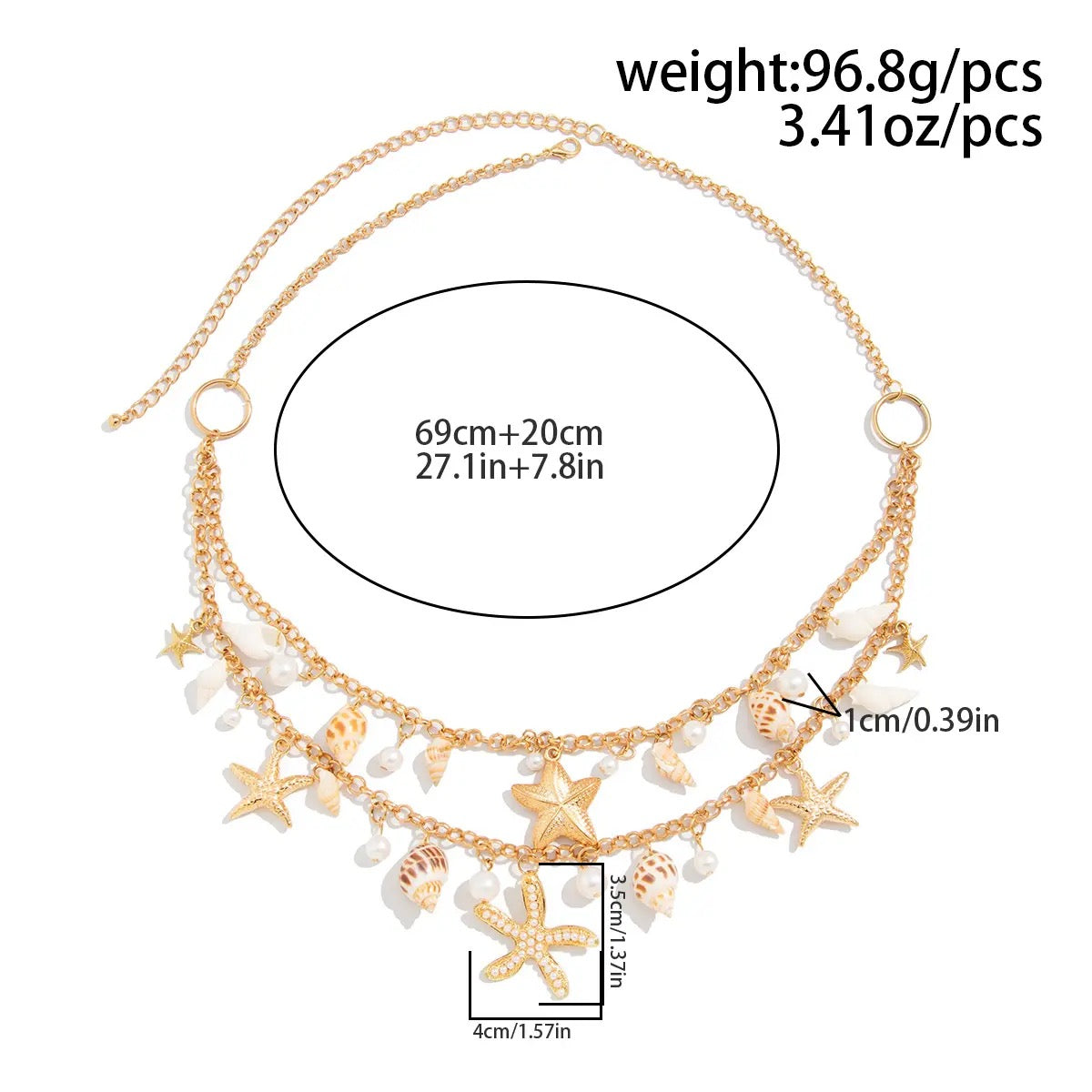 Seashell Waist Jewelry